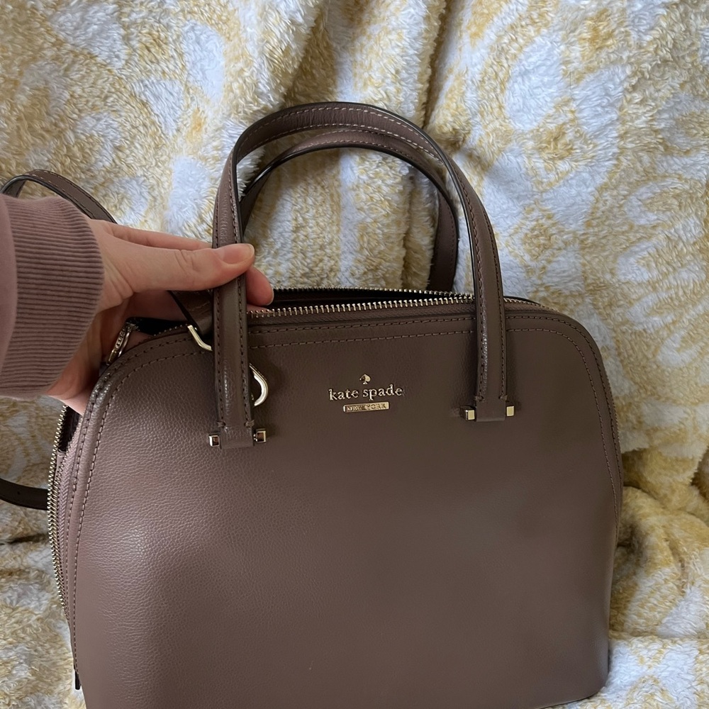 Kate Spade Tan Leather Satchel